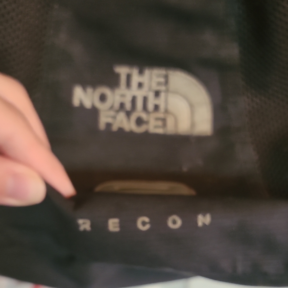 The North Face Black and Coral Backpack - Picture 5 of 9